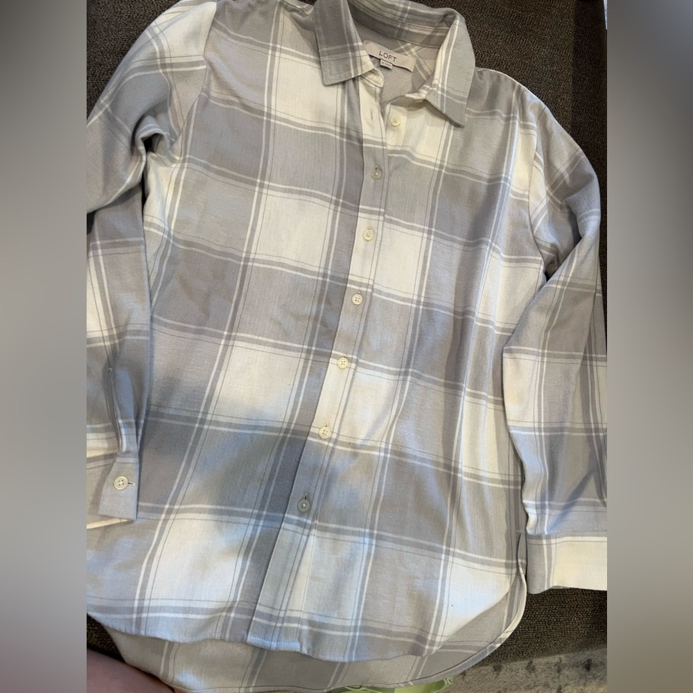 Grey & White, Button Down - image 1